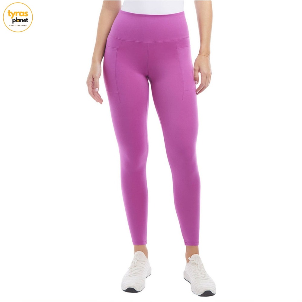 Danskin Ladies' Lightweight Legging Womens Pink MEADOW MAUVE Activate 7/8 XS